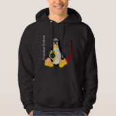 Atheïstische Tux (Vrijheidsgolven) Hoodie (Voorkant)