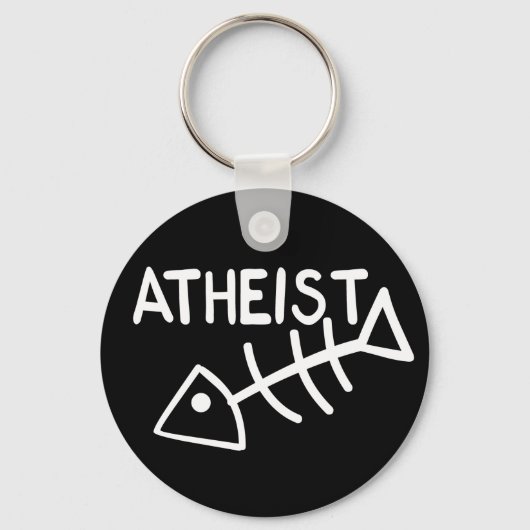 Atheïstische vis sleutelhanger (Voorkant)