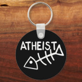 Atheïstische vis sleutelhanger (Voorkant)