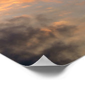 atheïstische wolken poster (Hoek)