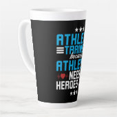Atheletic Trainer omdat Athleten Latte Mok (Linkerhoek)