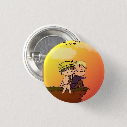 Athelnar-knop Ronde Button 3,2 Cm (Voorkant /achterkant)