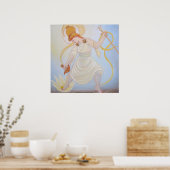 Athena als Naro Dakini Poster (Keuken)