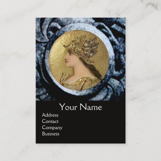 ATHENA AND FIGHTS MONOGRAM, Red Ruby Visitekaartje (Voorkant)