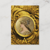 ATHENA AND FIGHTS MONOGRAM, Red Ruby Visitekaartje (Achterkant)