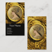 ATHENA AND FIGHTS MONOGRAM, Red Ruby Visitekaartje (Voorkant / Achterkant)