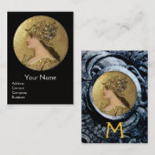 ATHENA AND FIGHTS MONOGRAM, Red Ruby Visitekaartje (Voorkant / Achterkant)
