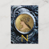 ATHENA AND FIGHTS MONOGRAM, Red Ruby Visitekaartje (Achterkant)