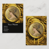 ATHENA AND FIGHTS MONOGRAM, Red Ruby Visitekaartje (Voorkant / Achterkant)