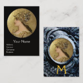 ATHENA AND FIGHTS MONOGRAM, Red Ruby Visitekaartje (Voorkant / Achterkant)