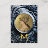 ATHENA AND FIGHTS MONOGRAM, Red Ruby Visitekaartje (Achterkant)