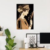Athena Art Print Ancient Greek Goddess Poster (Thuiskantoor)
