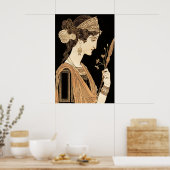 Athena Art Print Ancient Greek Goddess Poster (Keuken)