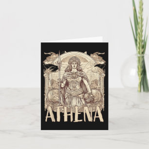 Athena, de godin van de wijsheid en kaart
