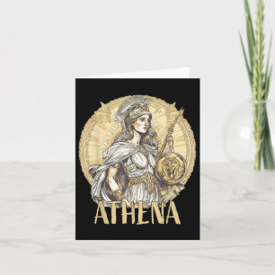 Athena, de godin van de wijsheid en kaart