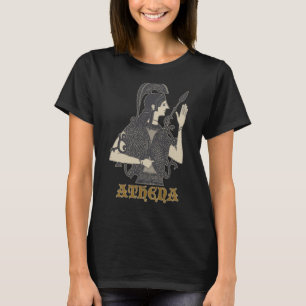 Athena De godin van wijsheid in de Griekse mytholo T-shirt