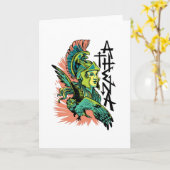Athena Goddess Mythical Griekenland Kaart (Gele Bloem)
