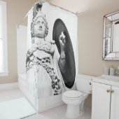 Athena Goddess van Wisdom #2 #wall #art Douchegordijn (In situ)