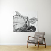 Athena Goddess van Wisdom #3 #wall #art Wandkleed (In Situ (horizontaal))