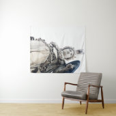 Athena Goddess van Wisdom #4 #wall #art Wandkleed (In Situ (horizontaal))