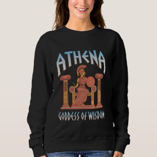Athena Goddess van Wisdom Olympians Oudere Grieks Trui