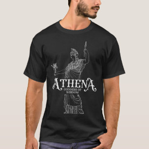 Athena Godin van Wijsheid Griekse Mythologie T-shirt