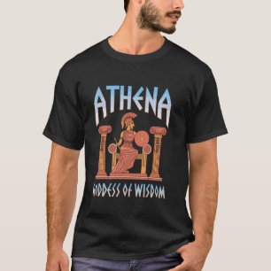 Athena Godin van Wijsheid Olympiërs Oudgrieks M T-shirt