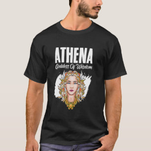 Athena Godin van Wijsheid Olympiërs Oudgrieks M T-shirt
