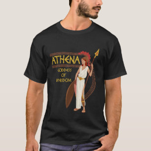 Athena Godin van Wijsheid Olympiërs Oudgrieks M T-shirt