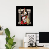 Athena Greek Goddess Poster (Thuiskantoor)