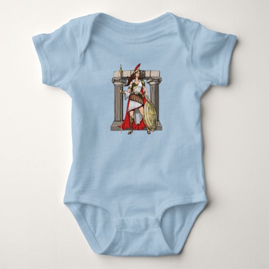 Athena Greek Goddess Romper (Voorkant)