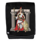 Athena Greek Goddess Rugtassen (Voorkant)