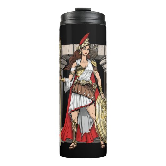Athena Greek Goddess Thermosbeker (Voorkant)