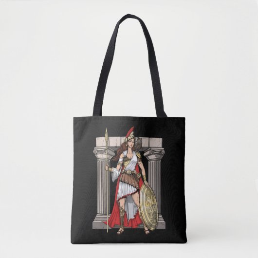 Athena Greek Goddess Tote Bag (Voorkant)