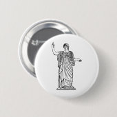 athena , griekenland , mythologie , poseidon , per ronde button 5,7 cm (Voorkant /achterkant)