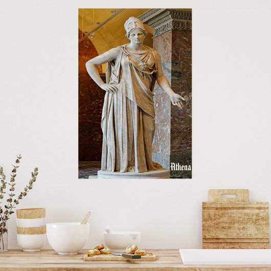 Athena / Griekse godin / Poster (Keuken)