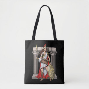 Athena Griekse godin Tote Bag