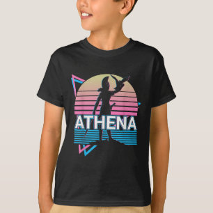 Athena Griekse godin van wijsheid en oorlog T-shirt