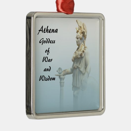 Athena in de Mist Metalen Ornament (Rechts)