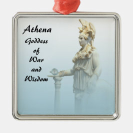 Athena in de Mist Metalen Ornament