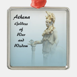 Athena in de Mist Metalen Ornament