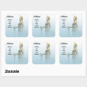 Athena in de Mist Sticker (Vel)