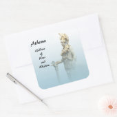 Athena in de Mist Sticker (Envelop)
