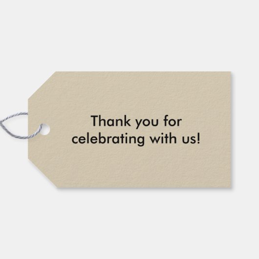 Athena in het Parthenon Cadeaulabel (Achterkant Horizontaal)