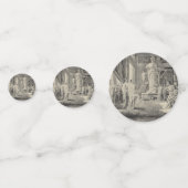 Athena in het Parthenon Confetti (Achterkanten)