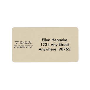 Athena in het Parthenon Etiket