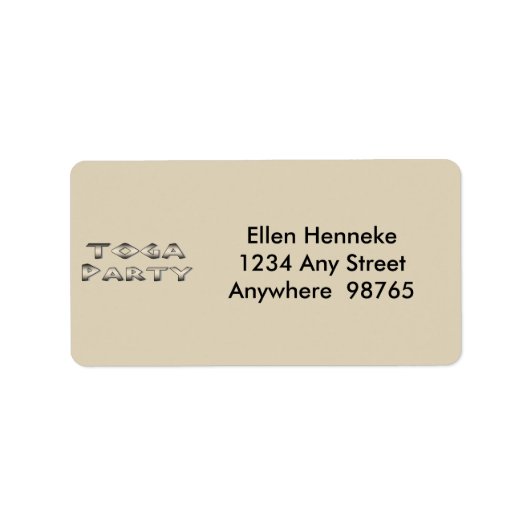 Athena in het Parthenon Etiket (Voorkant)