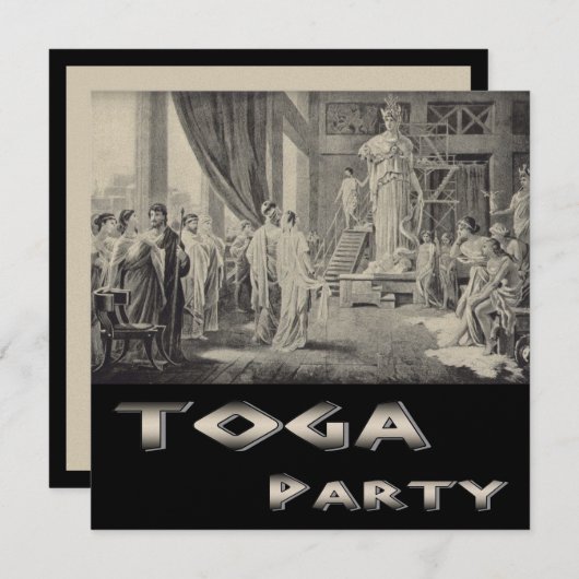 Athena in het Parthenon Kaart (Voorkant / Achterkant)