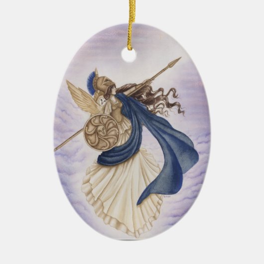 Athena Keramisch Ornament (Voorkant)
