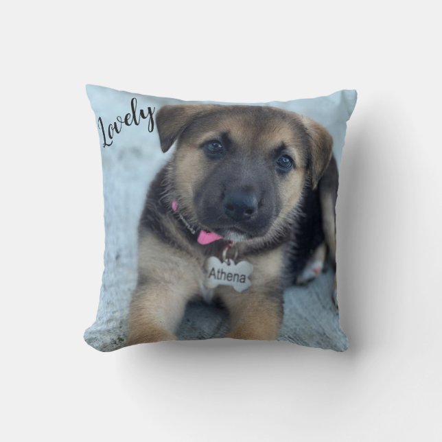 Athena Lovely pup Sierkussen (Voorkant)